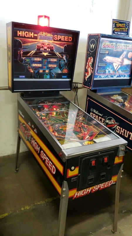 HIGH SPEED PINBALL MACHINE WILLIAMS 1986