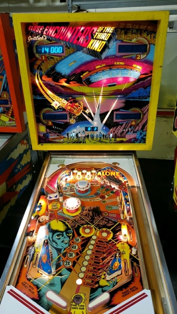 第32回アミューズメントマシンショー　ガイドブック　レア CLOSE ENCOUNTERS OF THE THIRD KIND PINBALL MACHINE GOTTLIEB 1978