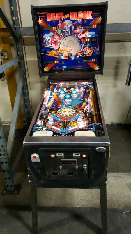 BEAT THE CLOCK PINBALL MACHINE BALLY MIDWAY 1985 - 2