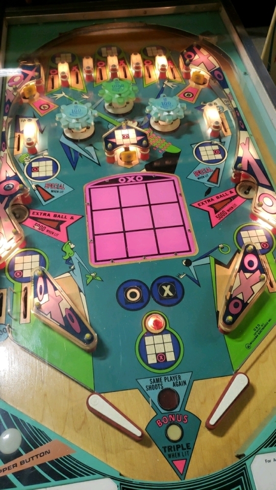 OXO CLASSIC PINBALL MACHINE WILLIAMS 1973