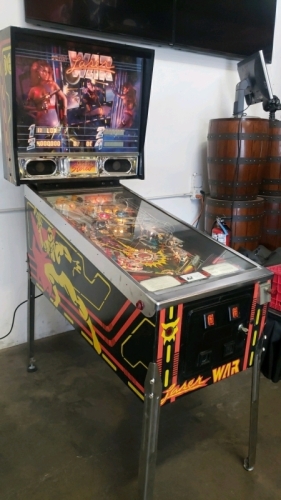 LASER WAR PINBALL MACHINE DATA EAST 1987