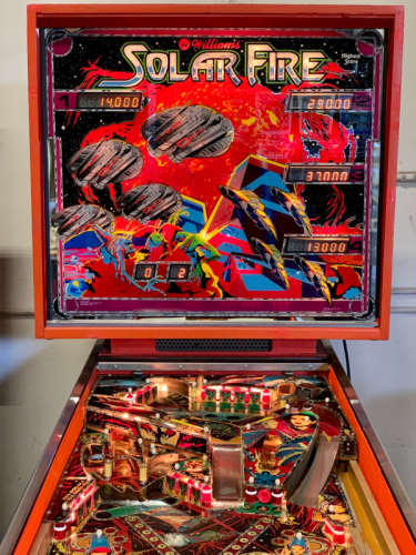 SOLAR FIRE CLASSIC PINBALL MACHINE WILLIAMS 1981