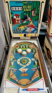 ROAD RACE PINBALL MACHINE GOTTLIEB 1969