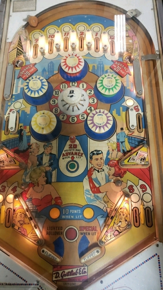 SKY-LINE PINBALL MACHINE GOTTLIEB 1965