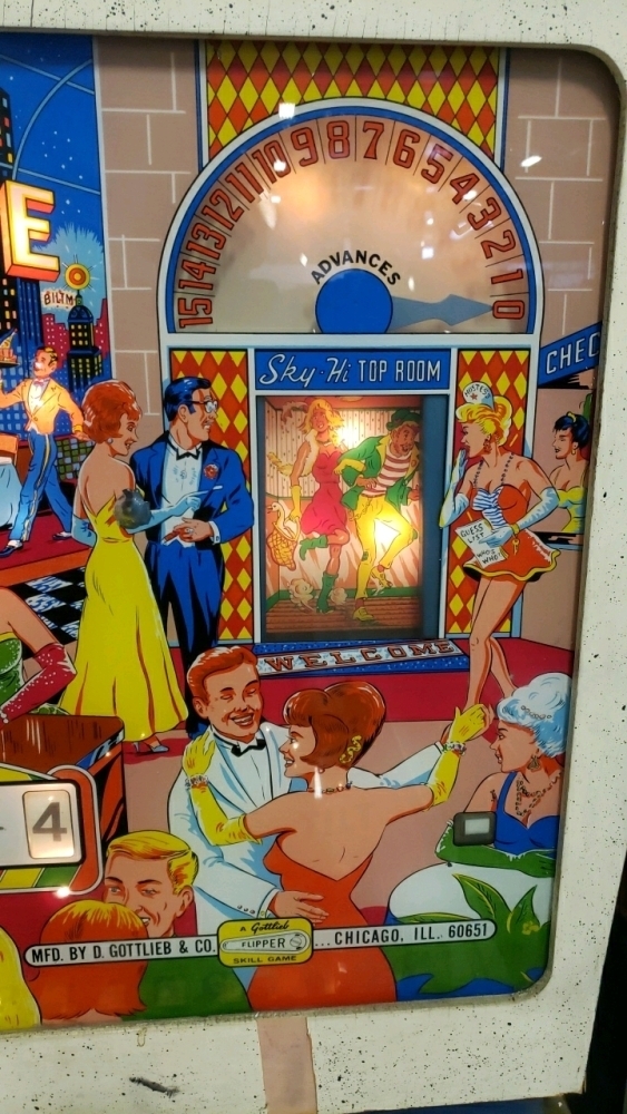 SKY-LINE PINBALL MACHINE GOTTLIEB 1965