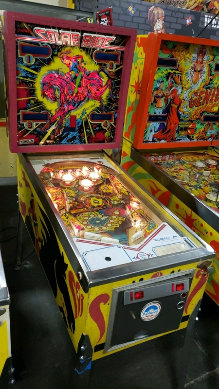 SOLAR RIDE PINBALL MACHINE GOTTLIEB 1979