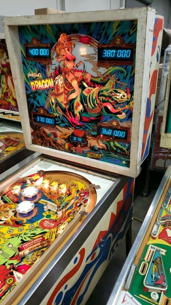 DRAGON S.S. PINBALL MACHINE GOTTLIEB 1978