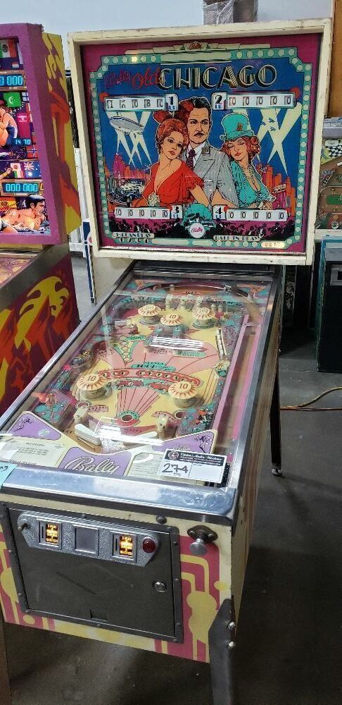 OLD CHICAGO PINBALL MACHINE BALLY 1976 #2