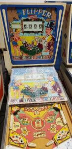 FLIPPER CLASSIC PINBALL MACHINE GOTTLIEB 1960