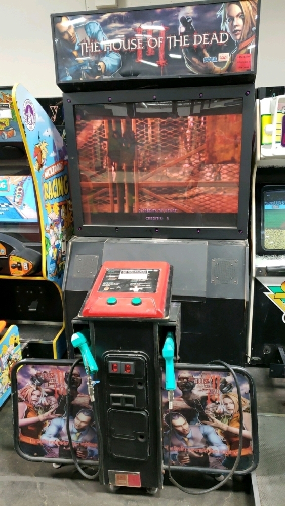 HOUSE OF THE DEAD III DELUXE ZOMBIE SHOOTER ARCADE GAME SEGA