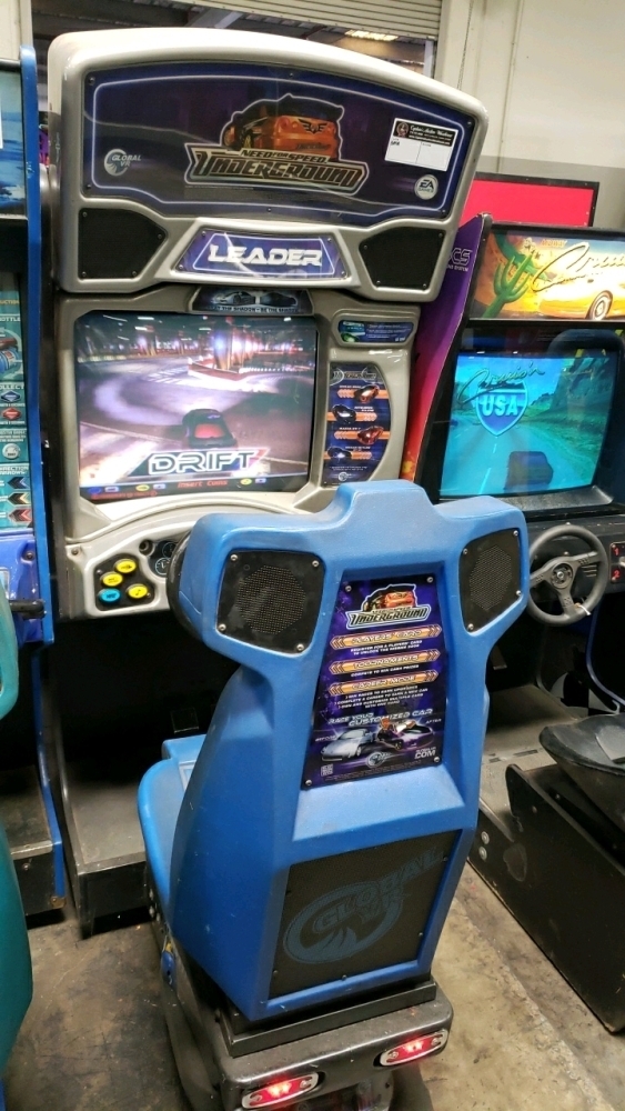 NEED FOR SPEED UNDERGROUND SITDOWN DRIVER ARCADE GAME