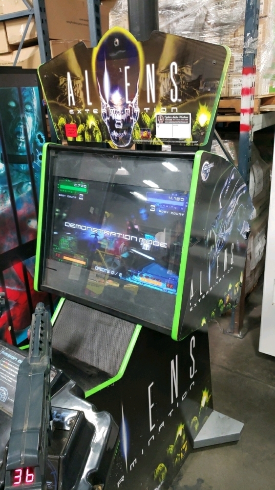 ALIENS EXTERMINATION FIXED GUN SHOOTER ARCADE GAME GLOBAL VR