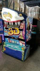 LET'S GO ISLAND 3D DELUXE ARCADE GAME SEGA SHARK HEAD JP VERSION