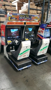 SEGA RALLY 2 PLAYER SITDOWN RACING ARCADE GAME SEGA CLASSIC