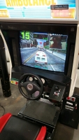 SEGA EMERGENCY CALL AMBULANCE SITDOWN DRIVER ARCADE GAME SEGA - 6