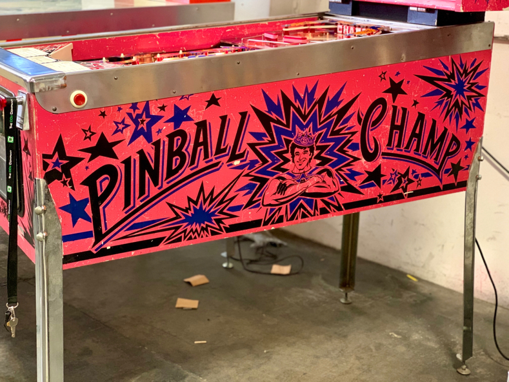 PINBALL CHAMP by ZACCARIA PINBALL MACHINE