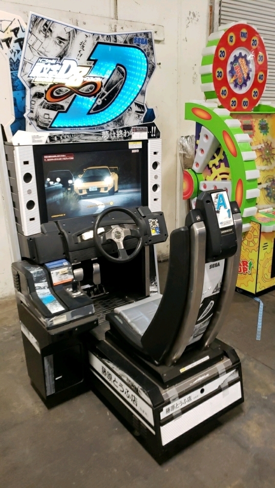 INITIAL D8 SINGLE SITDOWN RACING ARCADE GAME SEGA