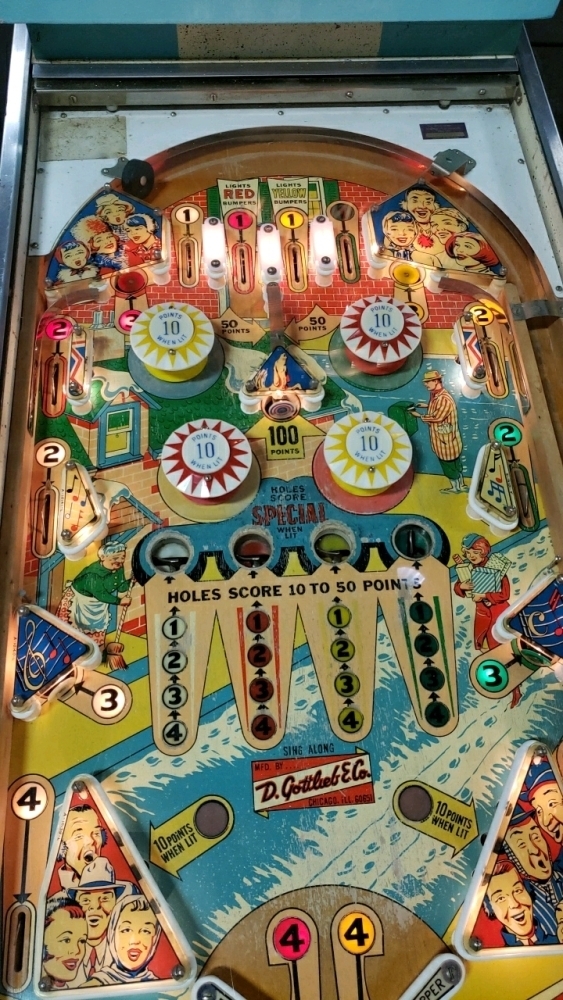 SING ALONG CLASSIC PINBALL MACHINE GOTTLIEB 1967
