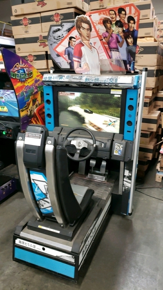 INITIAL D7 SINGLE SITDOWN RACING ARCADE GAME SEGA