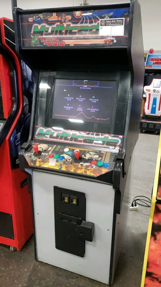 MULTICADE UPRIGHT 19 IN 1 WILLIAMS GAME CLASSIC ARCADE GAME AM