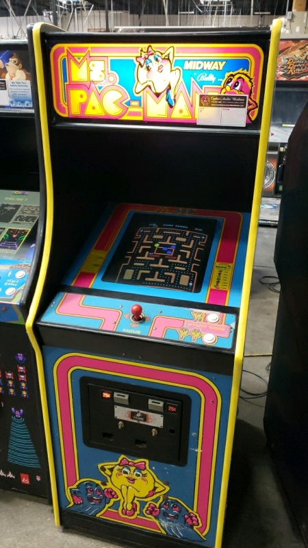 MS. PAC-MAN UPRIGHT ARCADE GAME BALLY MIDWAY - 3