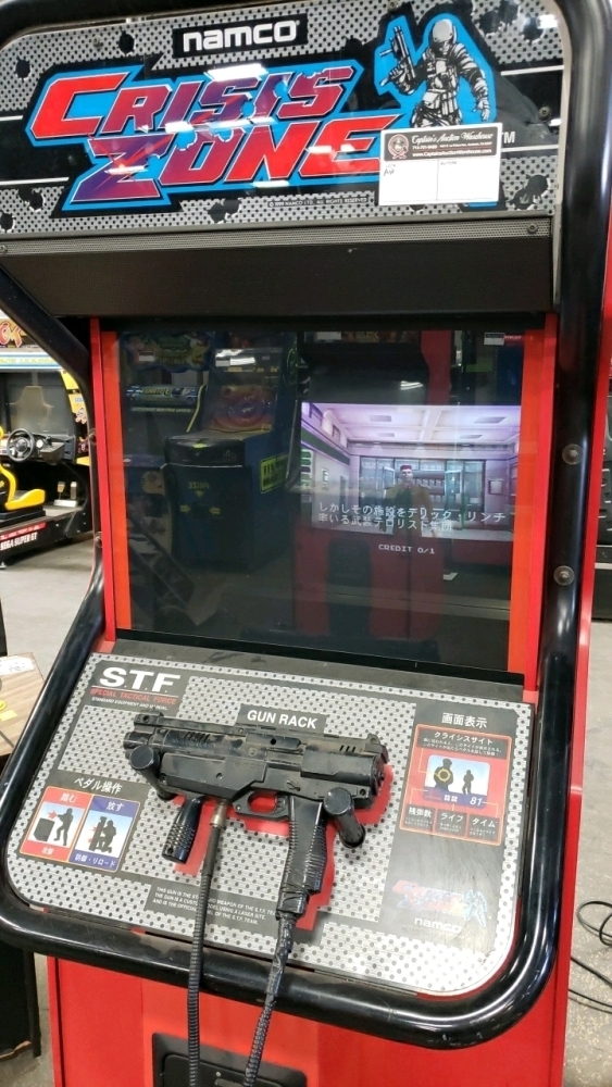 CRISIS ZONE SHOOTER ARCADE GAME NAMCO