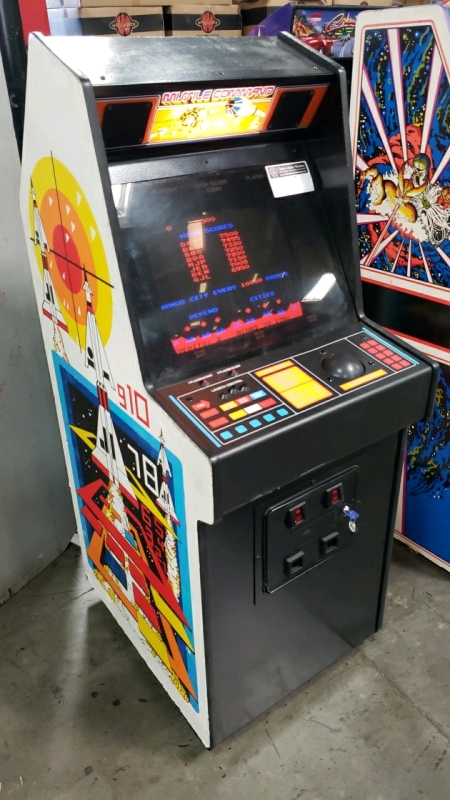 MISSLE COMMAND CLASSIC UPRIGHT ARCADE GAME ATARI