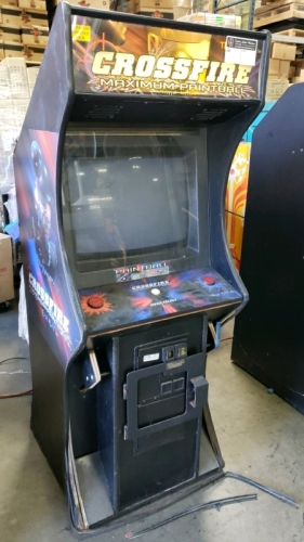 CROSSFIRE UPRIGHT TARGET SHOOTER ARCADE GAME PROJECT