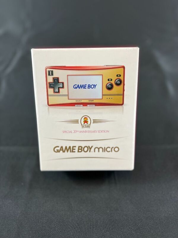 Nintendo Game Boy Micro Special 20th Anniversary Edition BRAND NEW