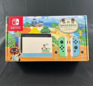 Nintendo Switch Console Animal Crossing Edition NEW
