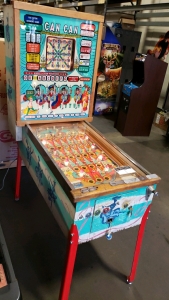 CAN CAN ANTIQUE BINGO NUDGE PINBALL STYLE GAME