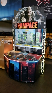 RAMPAGE DELUXE 4 PLAYER ARCADE GAME ADRENALINE AMUSEMENT