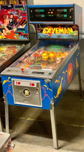 CAVEMAN HYBRID PINBALL MACHINE GOTTLIEB 1982