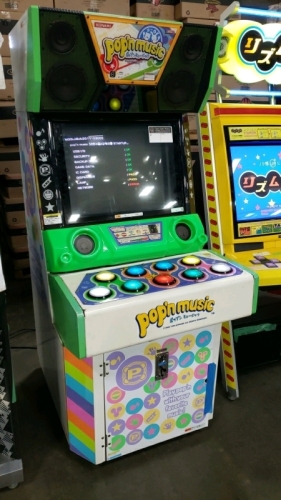 POP'N MUSIC UPRIGHT MUSIC RYTHYM ARCADE GAME KONAMI BEMANI