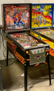 VECTOR PINBALL MACHINE BALLY CLASSIC 1982