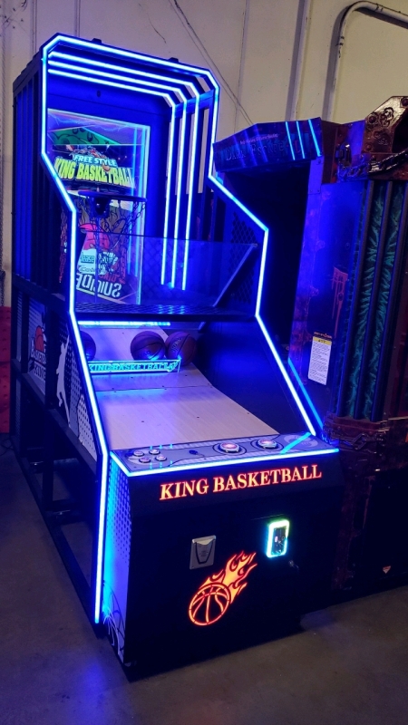 KING BASKETBALL SPORTS FULL SIZE ARCADE LCD/LED BRAND NEW!!L@@K!! #1