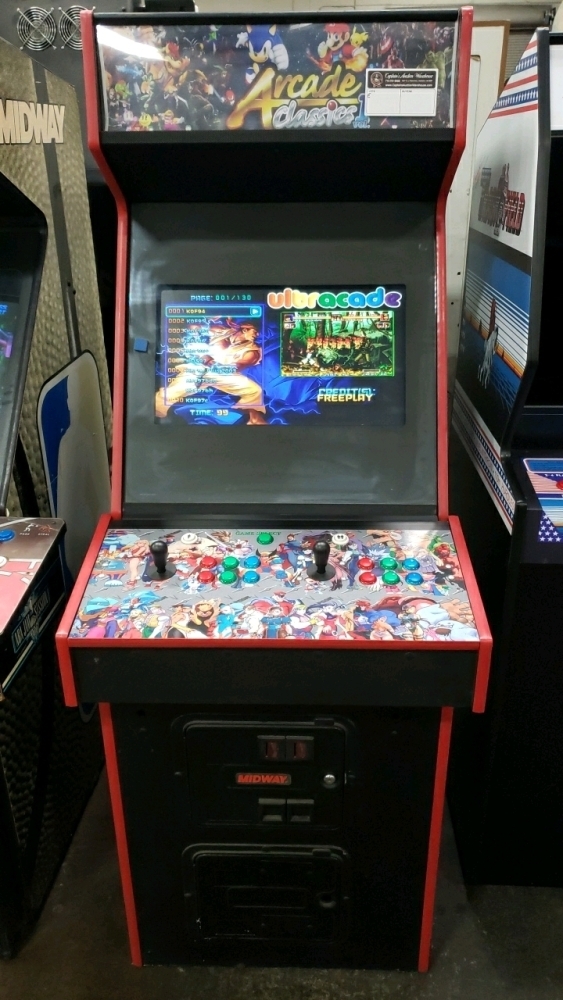 ARCADE CLASSIC VOL. 1 ULTRACADE MIDWAY CABINET W/ LCD MONITOR