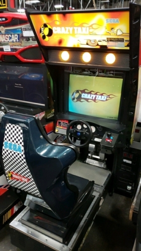 CRAZY TAXI SITDOWN DRIVER ARCADE GAME SEGA