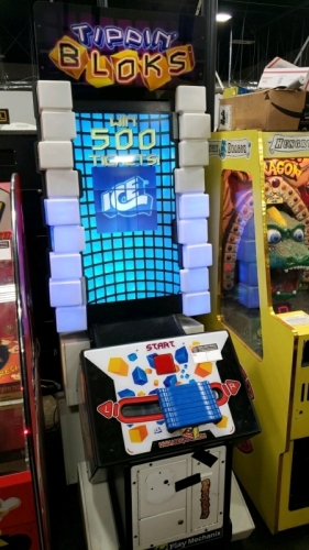 TIPPIN BLOCKS VIDEO TICKET PRIZE ARCADE GAME ICE #3