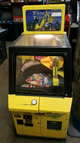 TRACTOR TIME CANDY SHOVEL MERCHANDISER ARCADE OK MFG.