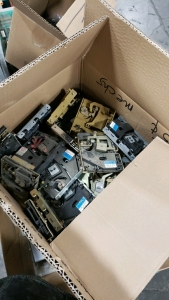1 BOX LOT- 30 PCS. COIN MECHS MISC