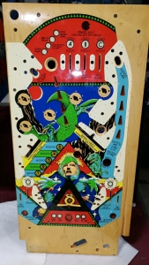 TIME WARP WILLIAMS PINBALL PLAYFIELD DECK ONLY