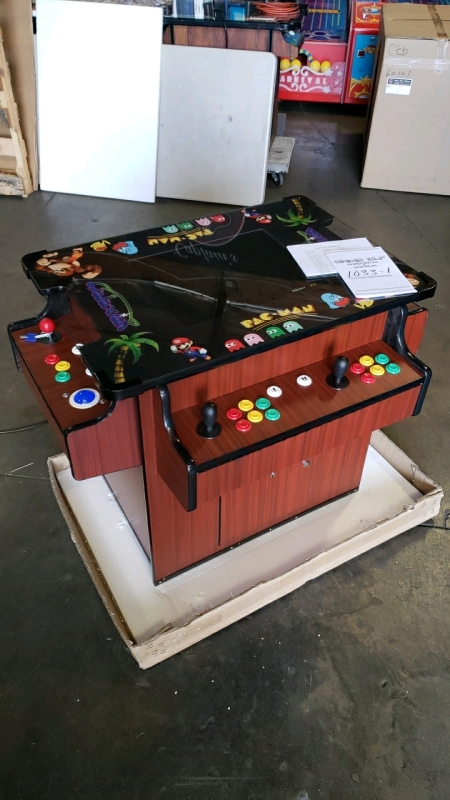 1033 IN 1 MULTICADE COCKTAIL TABLE BRAND NEW ARCADE GAME CHERRY WOOD