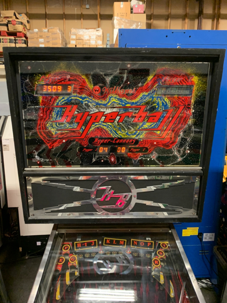 HYPERBALL WILLIAMS PINBALL STYLE MACHINE 1981