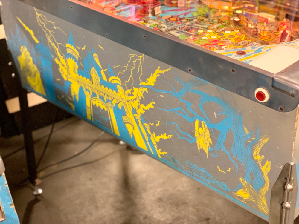 MAGIC CASTLE ZACCARIAH PINBALL MACHINE 1984