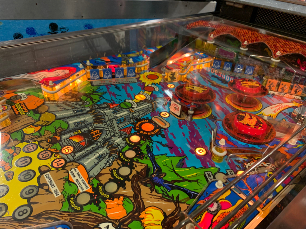 MAGIC CASTLE ZACCARIAH PINBALL MACHINE 1984
