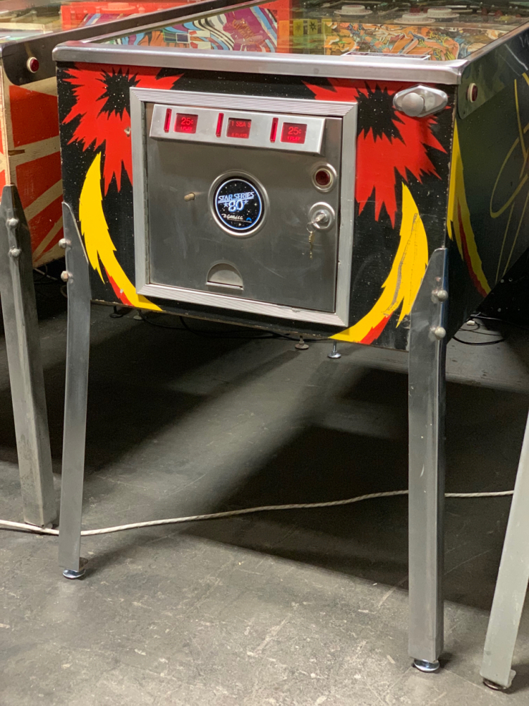 TIME LINE PINBALL MACHINE GOTTLIEB 1980