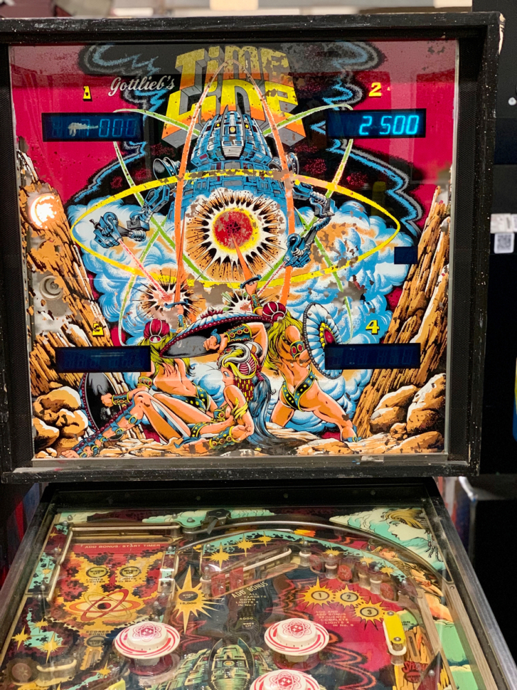 TIME LINE PINBALL MACHINE GOTTLIEB 1980