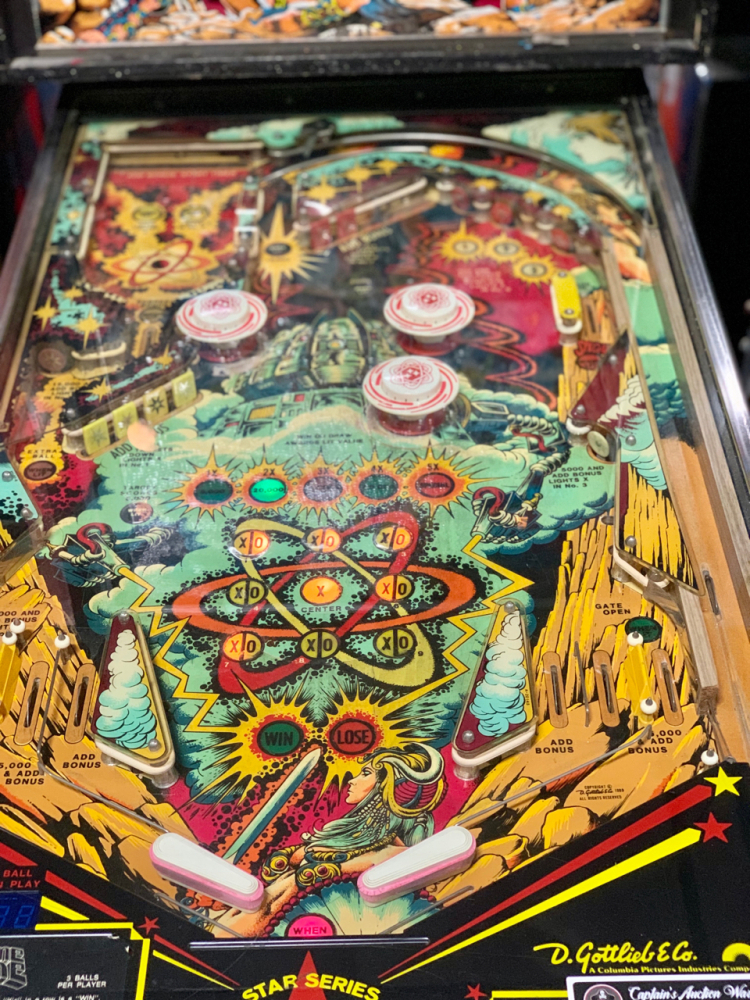 TIME LINE PINBALL MACHINE GOTTLIEB 1980