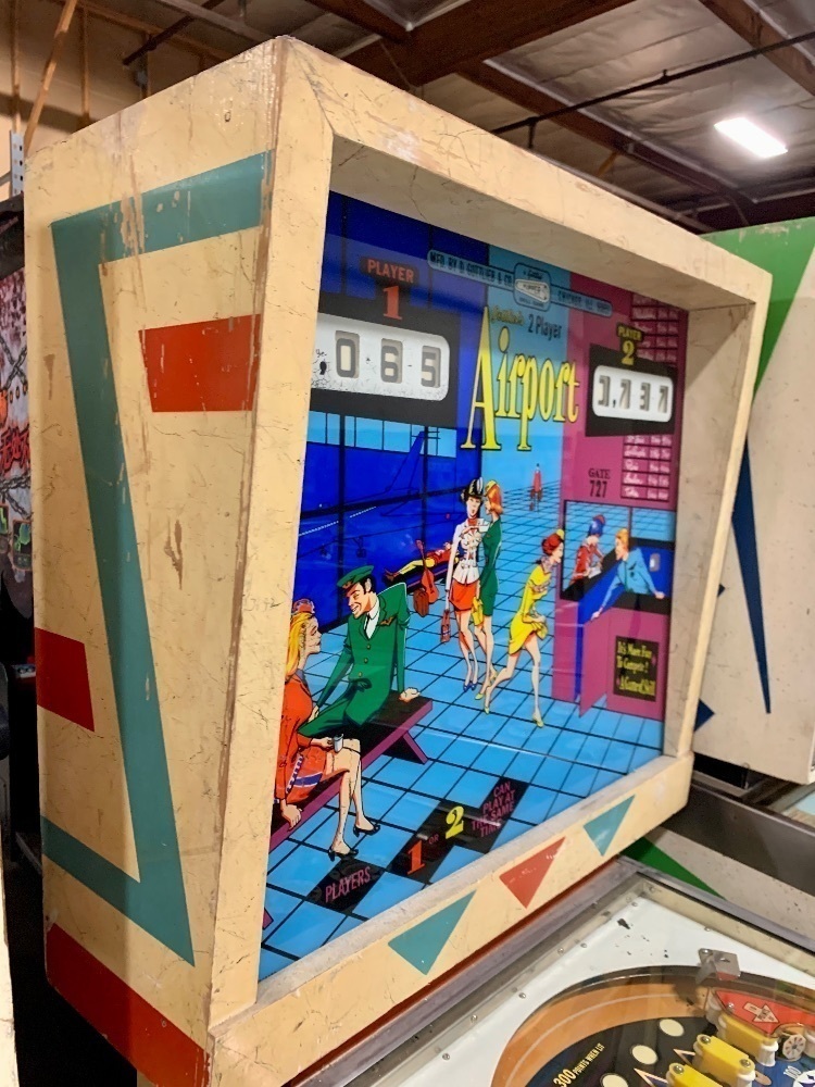 AIRPORT CLASSIC PINBALL MACHINE GOTTLIEB 1969